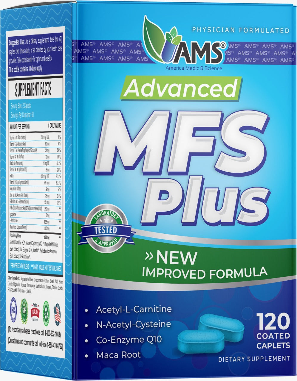 ADVANCED MFS PLUS: 120 CT – EU | America Medic & Science